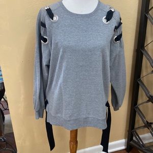 Project runway grommet sweatshirt